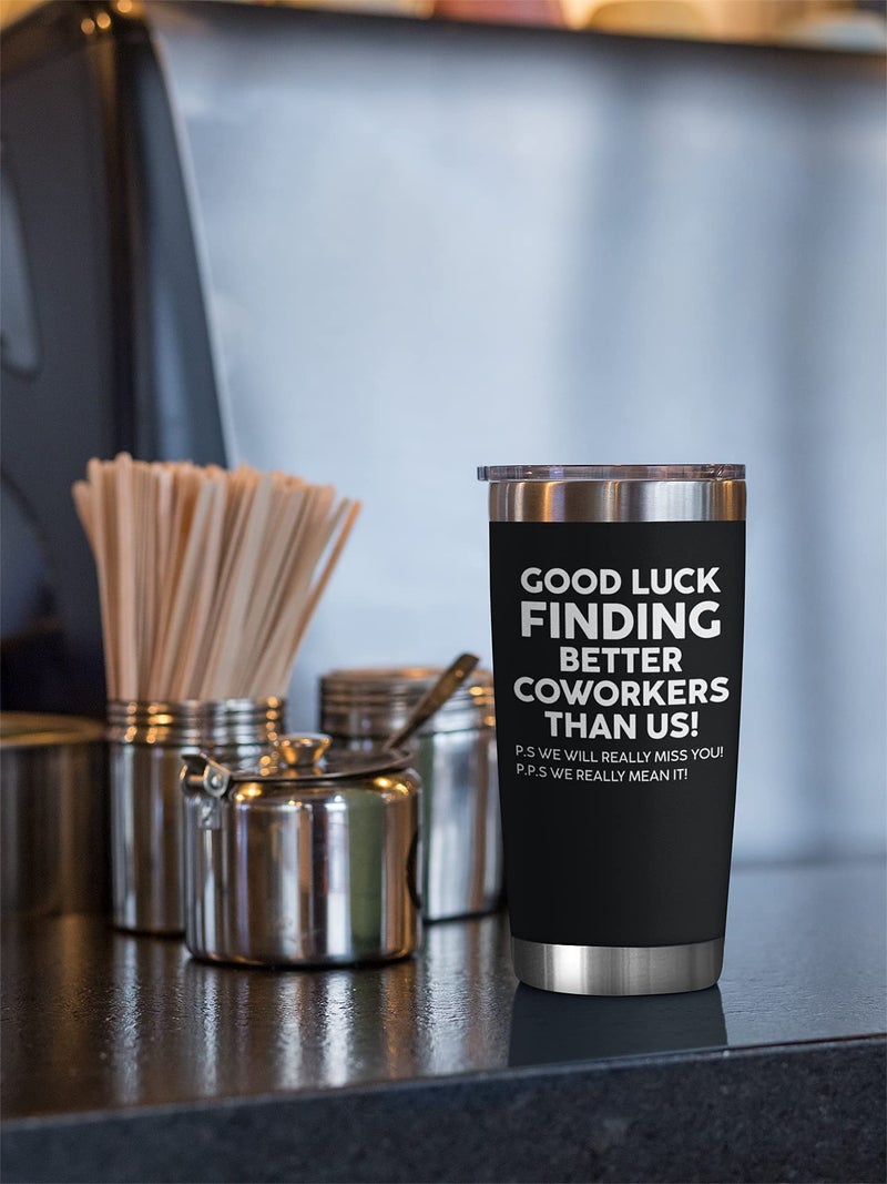 NewEleven Coworker Leaving Gifts - Farewell Gifts  Going Away Gift For Coworker - New Job  Goodbye  Good Luck Gifts For Coworkers  Colleagues  Boss  Men  Women  Friends - 20 Oz Tumbler - Image 4